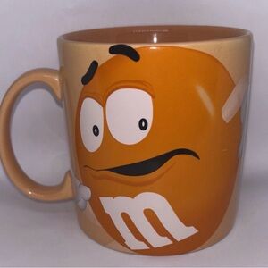 M&M World Collectible Orange Character Mug Large 16oz
